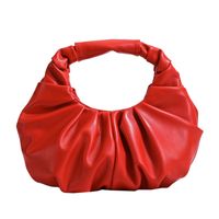 Mujeres Cuero Sintético Color Sólido Elegante Hebilla Magnética Bolso sku image 3