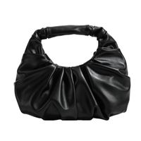 Women's Pu Leather Solid Color Elegant Magnetic Buckle Handbag sku image 4