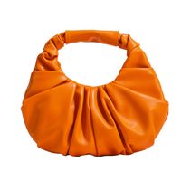Women's Pu Leather Solid Color Elegant Magnetic Buckle Handbag sku image 5