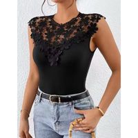 Women's Wrap Crop Top Sleeveless T-Shirts Sexy Solid Color main image 2