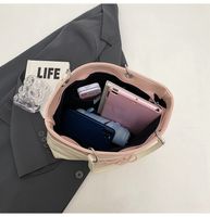 Women's Medium Pu Leather Color Block Basic Square Zipper Handbag main image 4