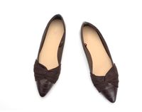 Women's Elegant Solid Color Bow Knot Point Toe Flats main image 3