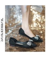 Women's Elegant Solid Color Bow Knot Point Toe Flats main image 9