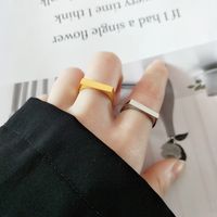 Wholesale Simple Style Geometric Copper Plating Open Rings main image 6