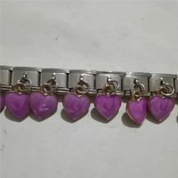 1 Piece Stainless Steel Heart Shape Polished Beads sku image 5