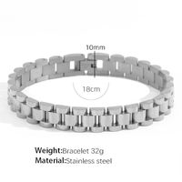 Titanium Steel IG Style Geometric Plating Rings Bracelets sku image 11