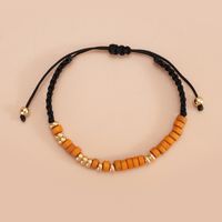 Simple Style Circle Wooden Beads Rope Knitting Mother'S Day Women's Drawstring Bracelets 1 Piece main image 2