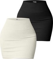 Summer Simple Style Solid Color Spandex Polyester Above Knee Skirts main image 3