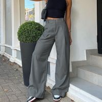 Women's Holiday Classic Style Solid Color Full Length Casual Pants main image 6