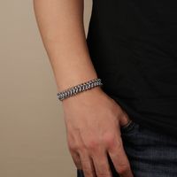 304 Stainless Steel Hip-Hop Simple Style Polishing Number Bracelets Necklace main image 1