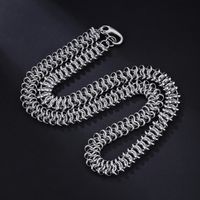 304 Stainless Steel Hip-Hop Simple Style Polishing Number Bracelets Necklace main image 6