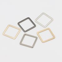 Pm Square Metal Box And Bag Hardware Accessories Square Buckle Hat Strap Bag Button With Ring Rectangle-Ring Buckle main image 5