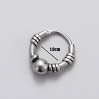 1 Piece Vintage Style Solid Color Skull Stainless Steel Ear Studs main image 9