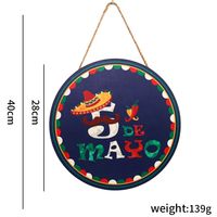 Mexican Independence Day Letter Magic Hat Wood Party Carnival Decorative Props sku image 1
