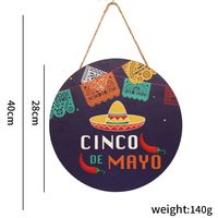 Mexican Independence Day Letter Magic Hat Wood Party Carnival Decorative Props main image 5