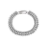 304 Stainless Steel Hip-Hop Simple Style Polishing Number Bracelets Necklace sku image 1