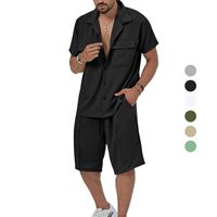 Men's Solid Color Shorts Sets Men's Clothing main image 5