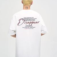 Hombres Letra Playeras Ropa Hombre main image 3