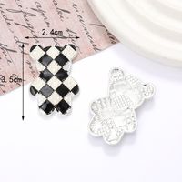 1 Piece 24 * 35mm Zinc Alloy Pearl Bear Polished Patch Material main image 2