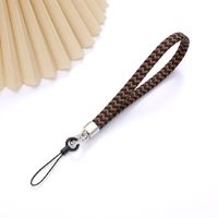 Simple Style Color Block Pu Leather Chain Mobile Phone Chain sku image 4