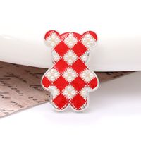1 Piece 24 * 35mm Zinc Alloy Pearl Bear Polished Patch Material main image 4