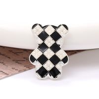 1 Piece 24 * 35mm Zinc Alloy Pearl Bear Polished Patch Material sku image 1