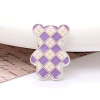 1 Piece 24 * 35mm Zinc Alloy Pearl Bear Polished Patch Material sku image 5