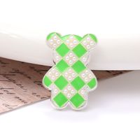 1 Piece 24 * 35mm Zinc Alloy Pearl Bear Polished Patch Material sku image 6