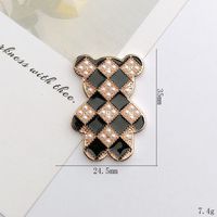 1 Piece 24 * 35mm Zinc Alloy Pearl Bear Polished Patch Material sku image 9