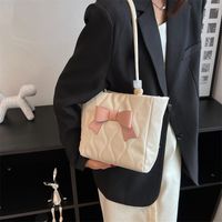 Women's Small Pu Leather Bow Knot Classic Style Flip Cover Underarm Bag main image 1