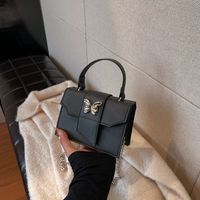 Women's Small Pu Leather Bow Knot Streetwear Flip Cover Handbag sku image 1