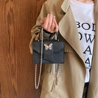 Women's Small Pu Leather Bow Knot Streetwear Flip Cover Handbag main image 4