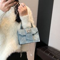 Women's Small Pu Leather Bow Knot Streetwear Flip Cover Handbag sku image 3