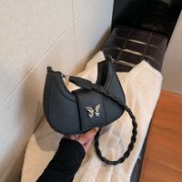 Women's Small Pu Leather Butterfly Cute Zipper Shoulder Bag main image 2