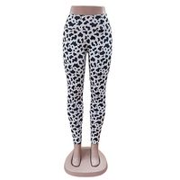 Classic Style Color Block Chemical Fiber Blending Polyester Active Bottoms Skinny Pants main image 5