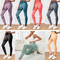 Simple Style Classic Style Color Block Nylon Active Bottoms Skinny Pants main image 2