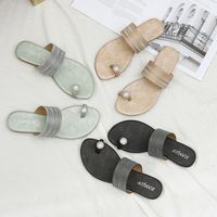 Women's Vacation Solid Color Open Toe Slides Slippers main image 1