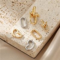 1 Piece 10.8*20mm 16*27.6mm Copper Heart Shape Solid Color Polished Connector main image 1