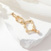 1 Piece 28.2*7.2mm 28.4*11.4mm 7*14.8mm Copper Zircon 14K Gold Plated Geometric Polished Jewelry Buckle main image 6