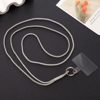 Simple Style Solid Color Nylon Metal Plating Mobile Phone Chain sku image 2
