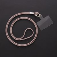 Simple Style Solid Color Nylon Metal Plating Mobile Phone Chain sku image 3