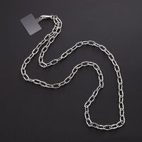 Simple Style Solid Color Metal Plating Chain Mobile Phone Chain main image 3