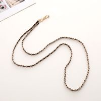 Simple Style Solid Color Metal Plating Chain Mobile Phone Chain sku image 10