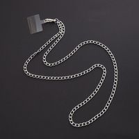 Simple Style Solid Color Metal Plating Chain Mobile Phone Chain sku image 5