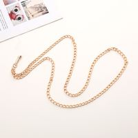 Simple Style Solid Color Metal Plating Chain Mobile Phone Chain sku image 6