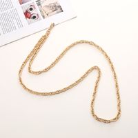 Simple Style Solid Color Metal Plating Chain Mobile Phone Chain sku image 14