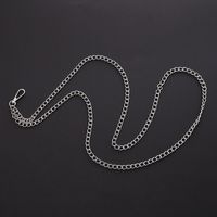 Simple Style Solid Color Metal Plating Chain Mobile Phone Chain sku image 7