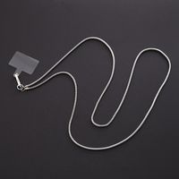 Simple Style Solid Color Metal Plating Chain Mobile Phone Chain sku image 8