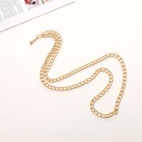 Simple Style Solid Color Metal Plating Chain Mobile Phone Chain sku image 15