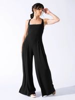 Women's Daily Street Simple Style Streetwear Solid Color Full Length Jumpsuits main image 4